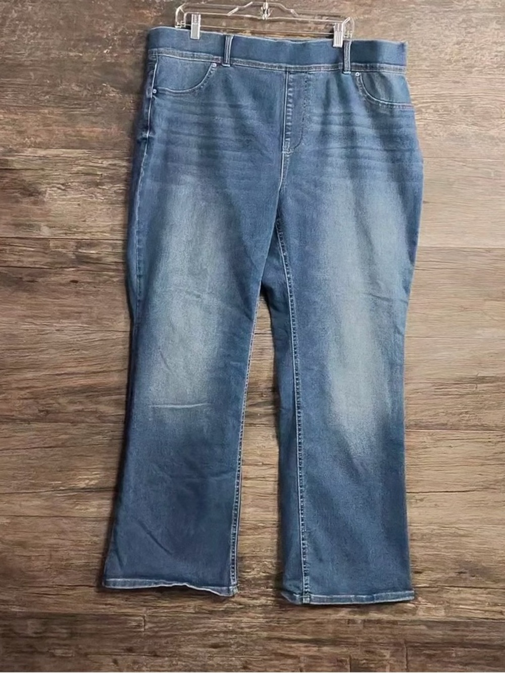 Terra & Sky Women’s Boot Cut Blue Jeans